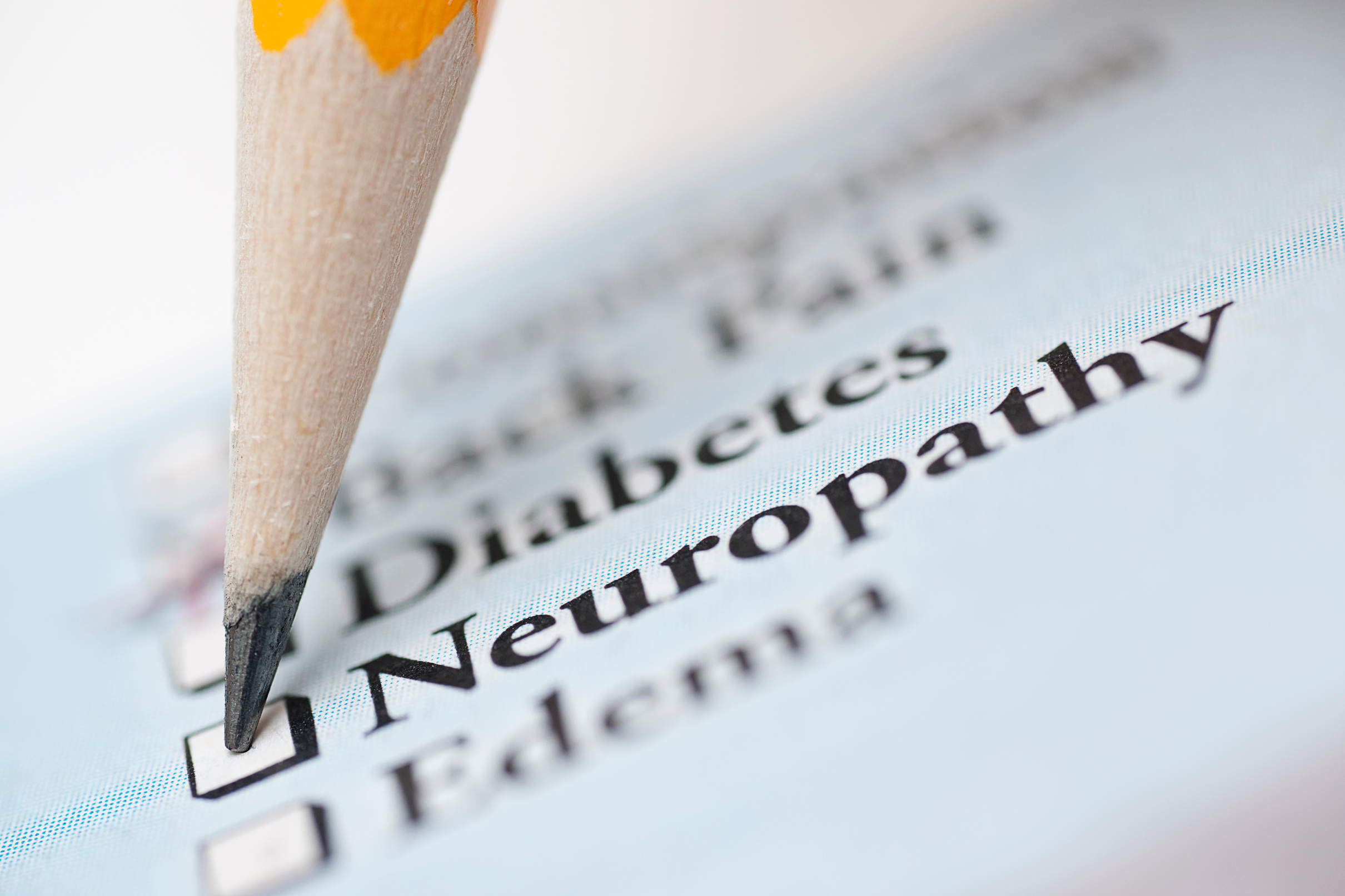 neuropathy - medical check off list